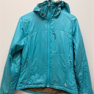 Eddie Bauer First Ascent Jacket – Hooded waterproof Peacock Teal- Women’s Small
